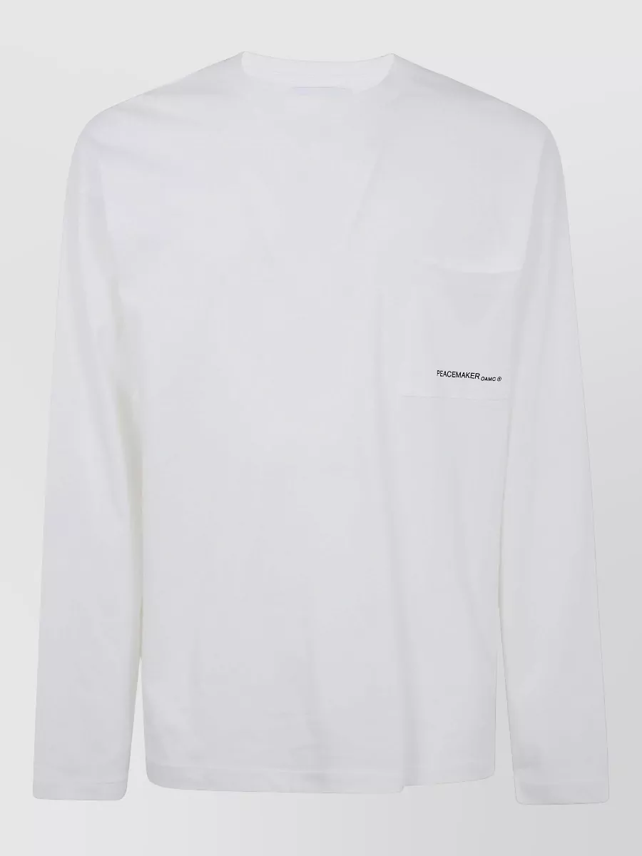 Oamc cotton long-sleeve t-shirt