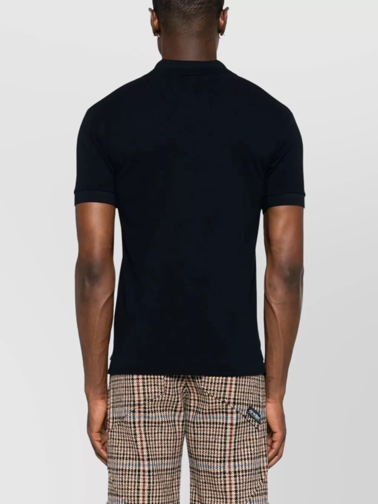 Comme Des Garçons Play Polo Shirt With Ribbed Collar And Straight Hem