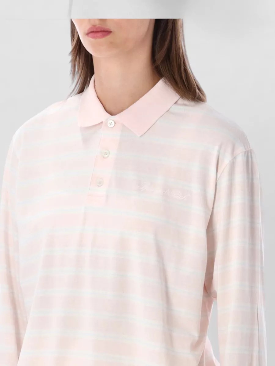 Sporty & Rich Striped Cotton Pyjama Top