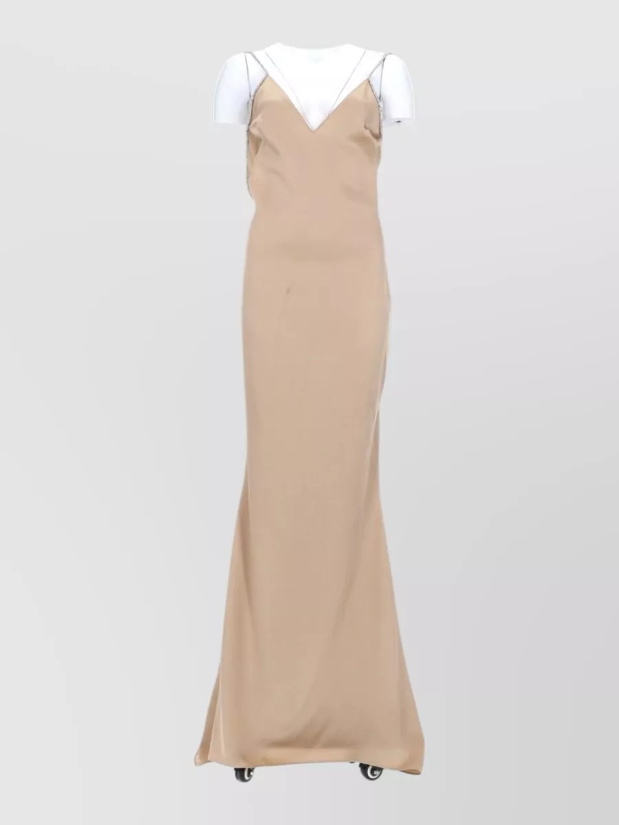 Tom Ford sleeveless satin maxi dress
