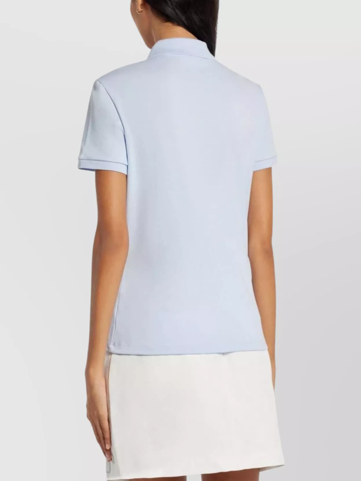 Lacoste Ribbed Collar Cotton Stretch Polo Shirt