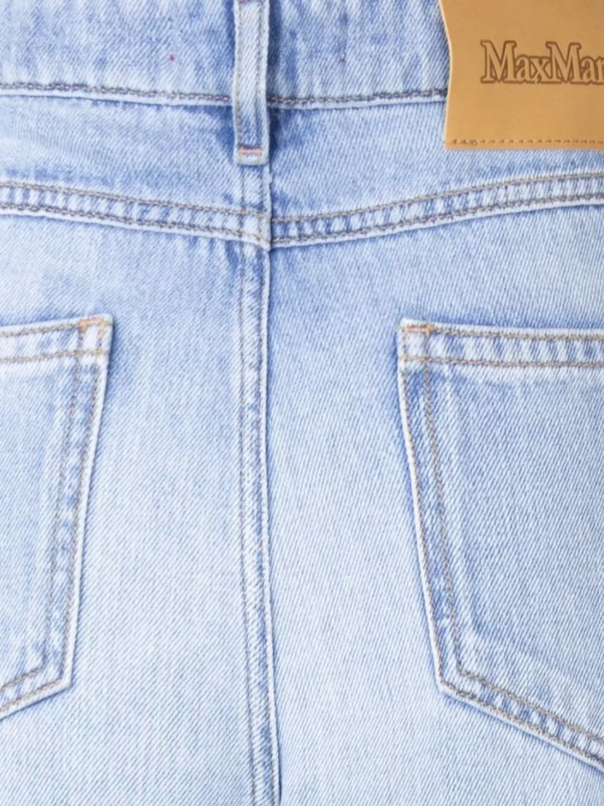 Max Mara Denim Cotton Jeans Trousers In Blue