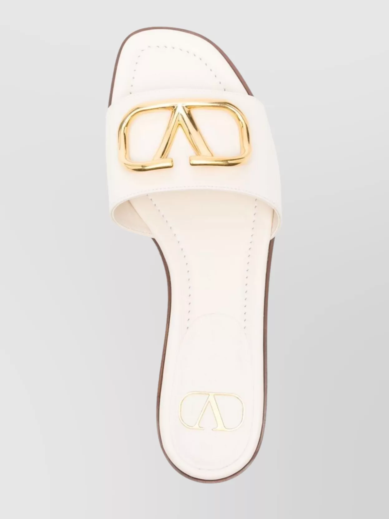 Valentino Garavani Vlogo Signature Leather Sandals