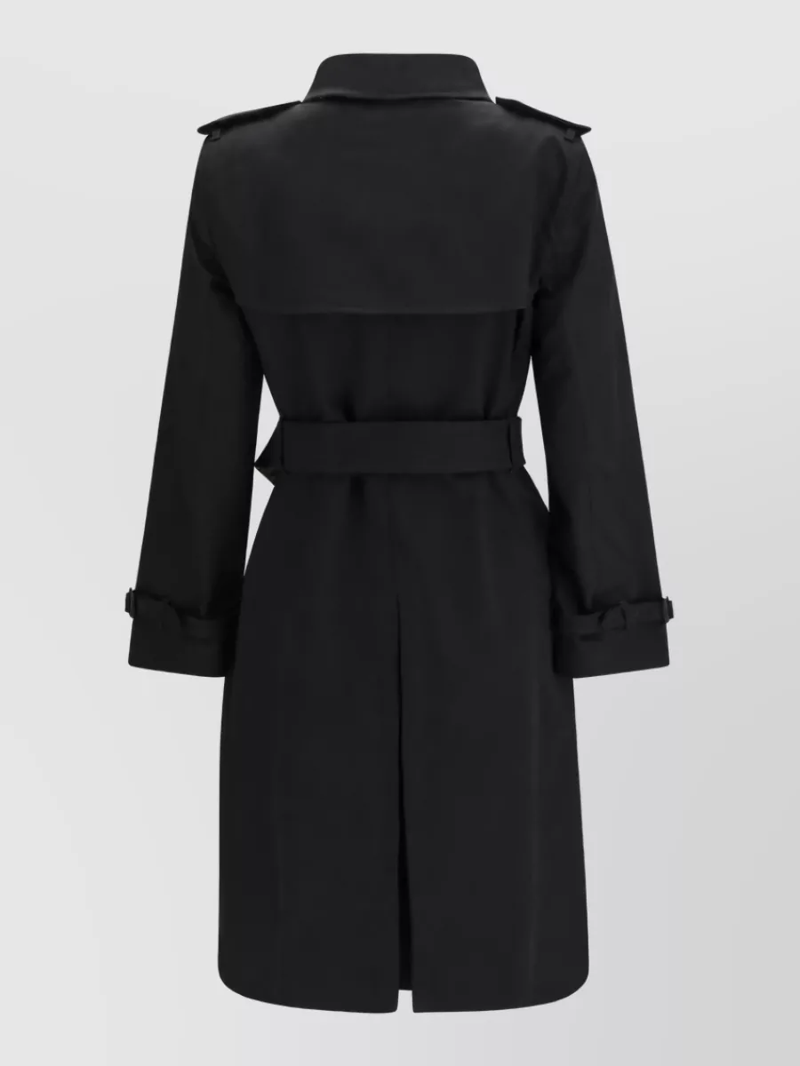 Burberry Cotton Long Trench Coat