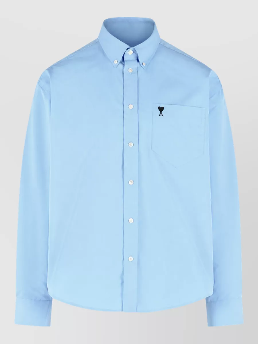 Ami Paris boxy cotton shirt