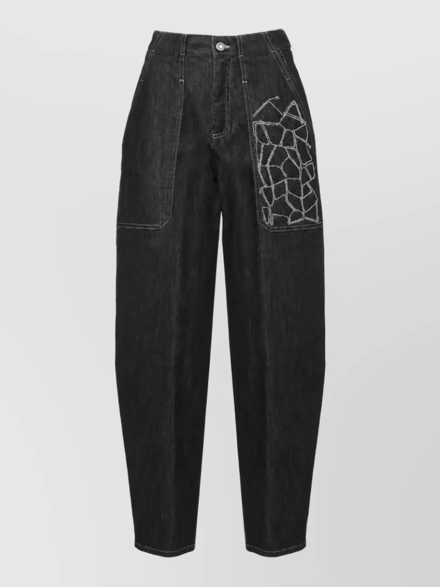 Panicale straight-leg denim jeans
