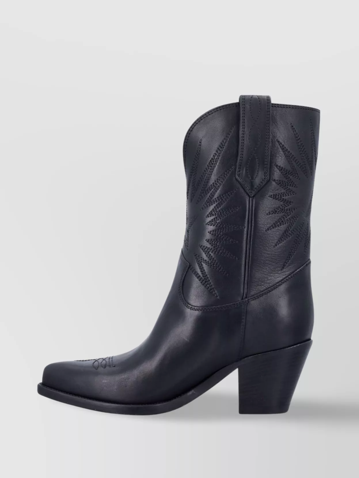Golden Goose Star Wish 70 Leather Western Boots