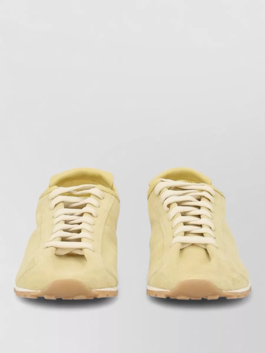 Jacquemus leather lace-up sneakers