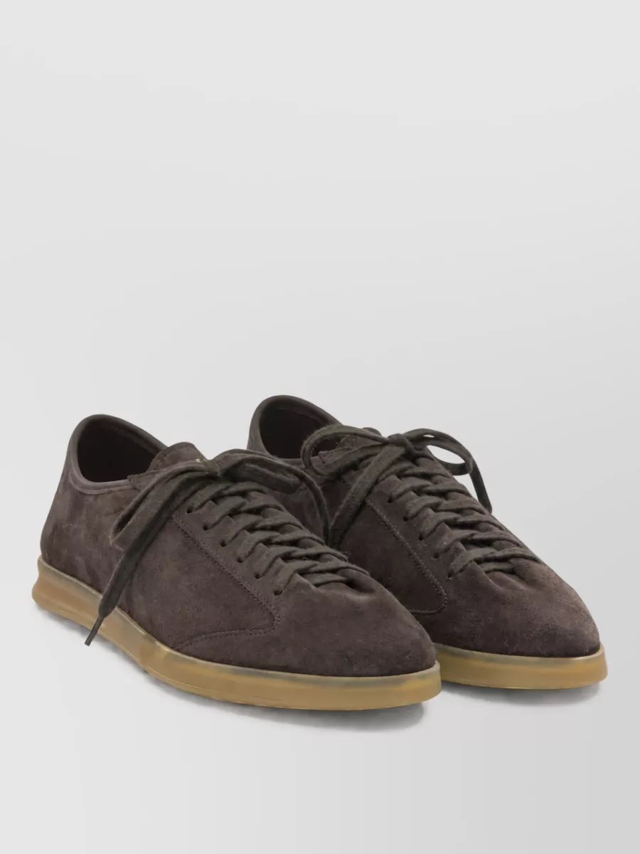 Henderson Baracco leather low-top sneakers