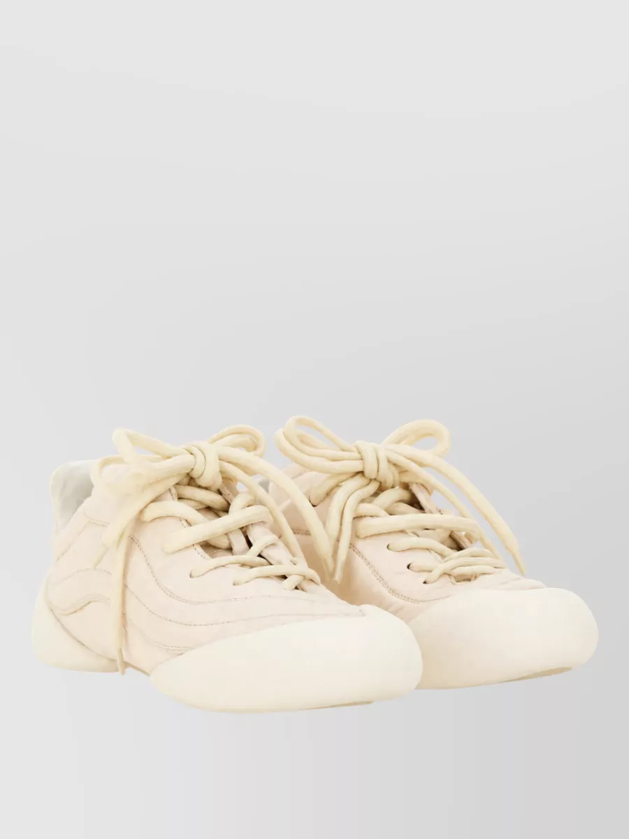 Alexander Mcqueen Leather Low-Top Sneakers