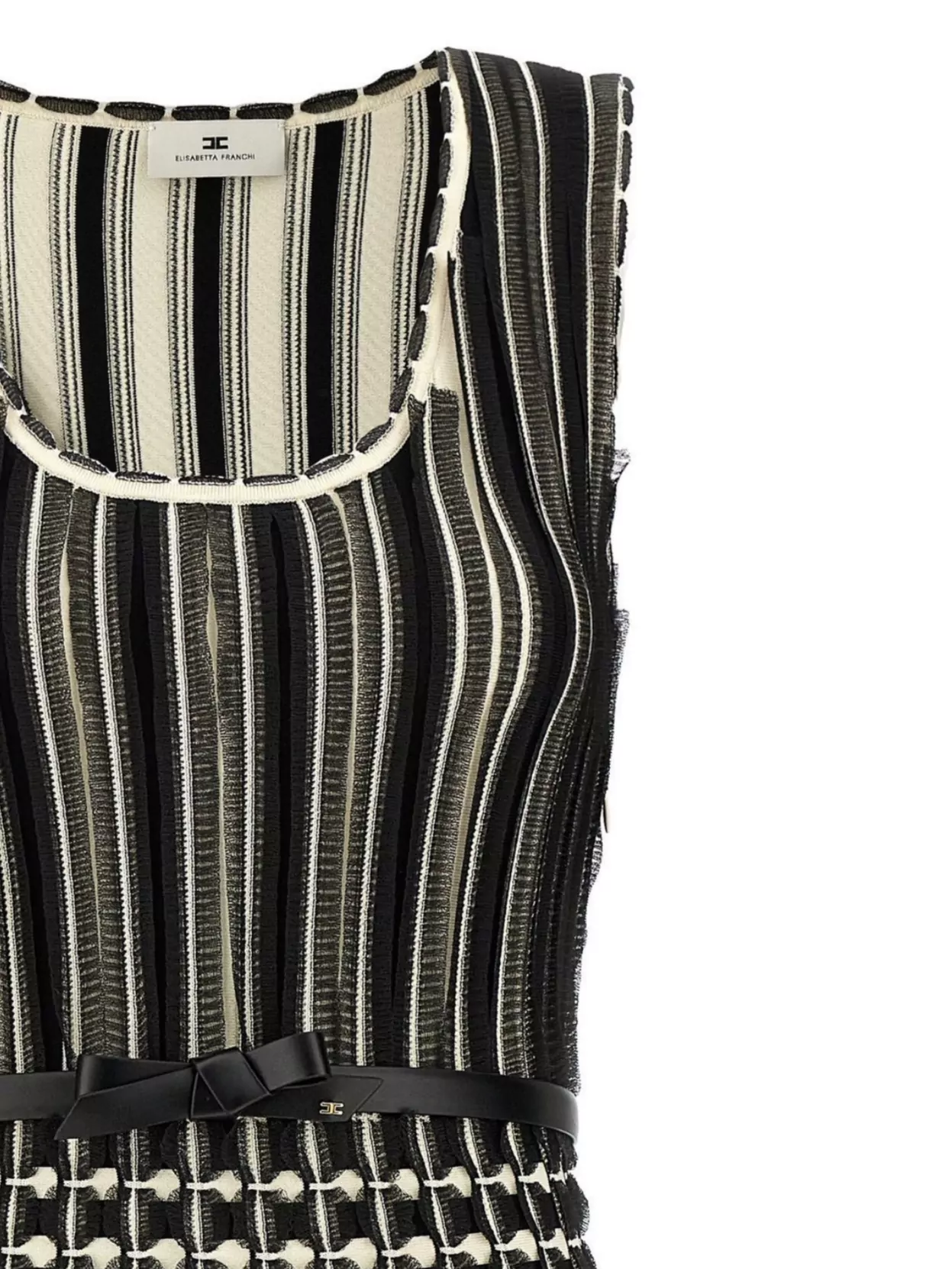 Elisabetta Franchi Organza Midi Dress
