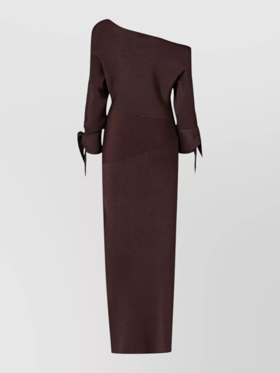 Pinko Viscose Knit Knee-Length Dress