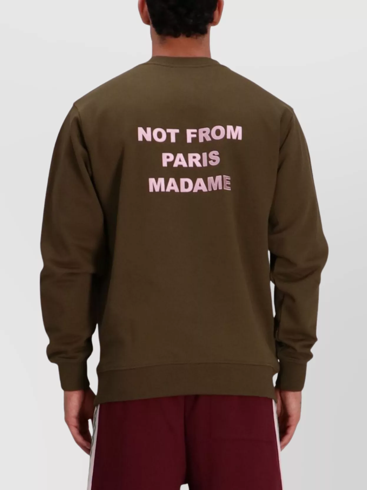 Drôle De Monsieur Logo Sweatshirt With Crew Neck And Long Sleeves