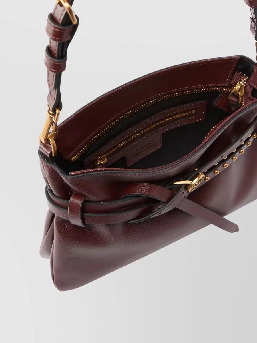 Pinko Leather Shoulder Bag