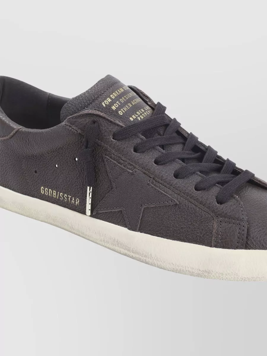 Golden Goose Leather Low-Top Sneakers