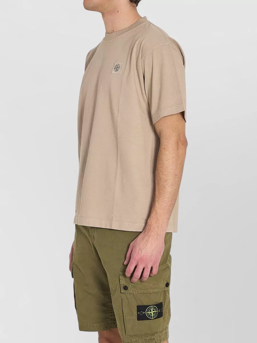 Stone Island Cotton Oversized Short-Sleeve T-Shirt