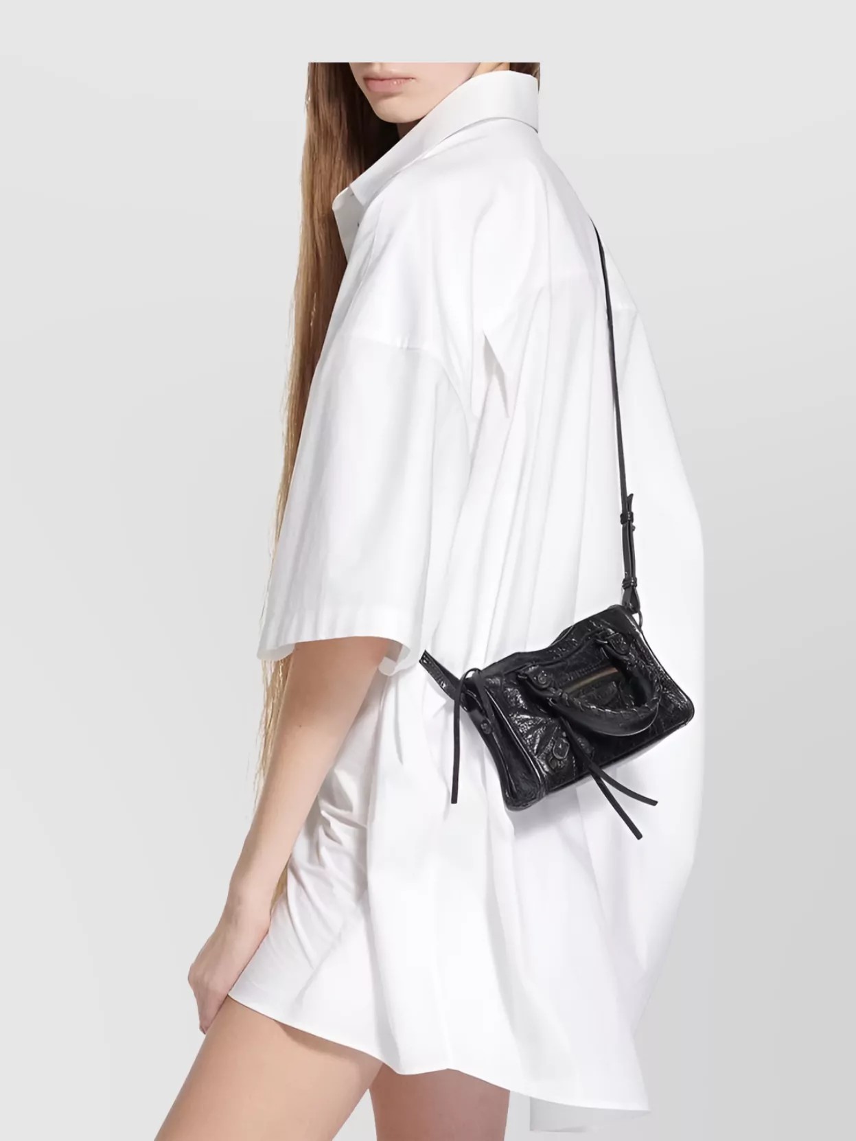 Balenciaga City Nano Leather Tote Bag