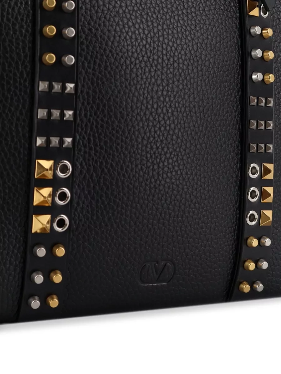 Valentino Garavani Calf Leather Rockstud Medium Tote Bag