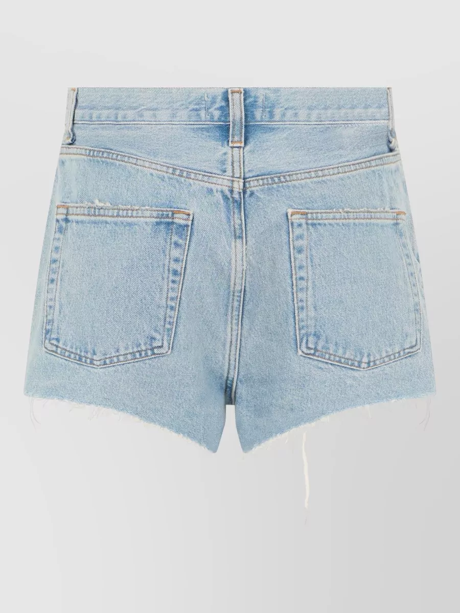 Agolde Denim High-Rise Short Shorts
