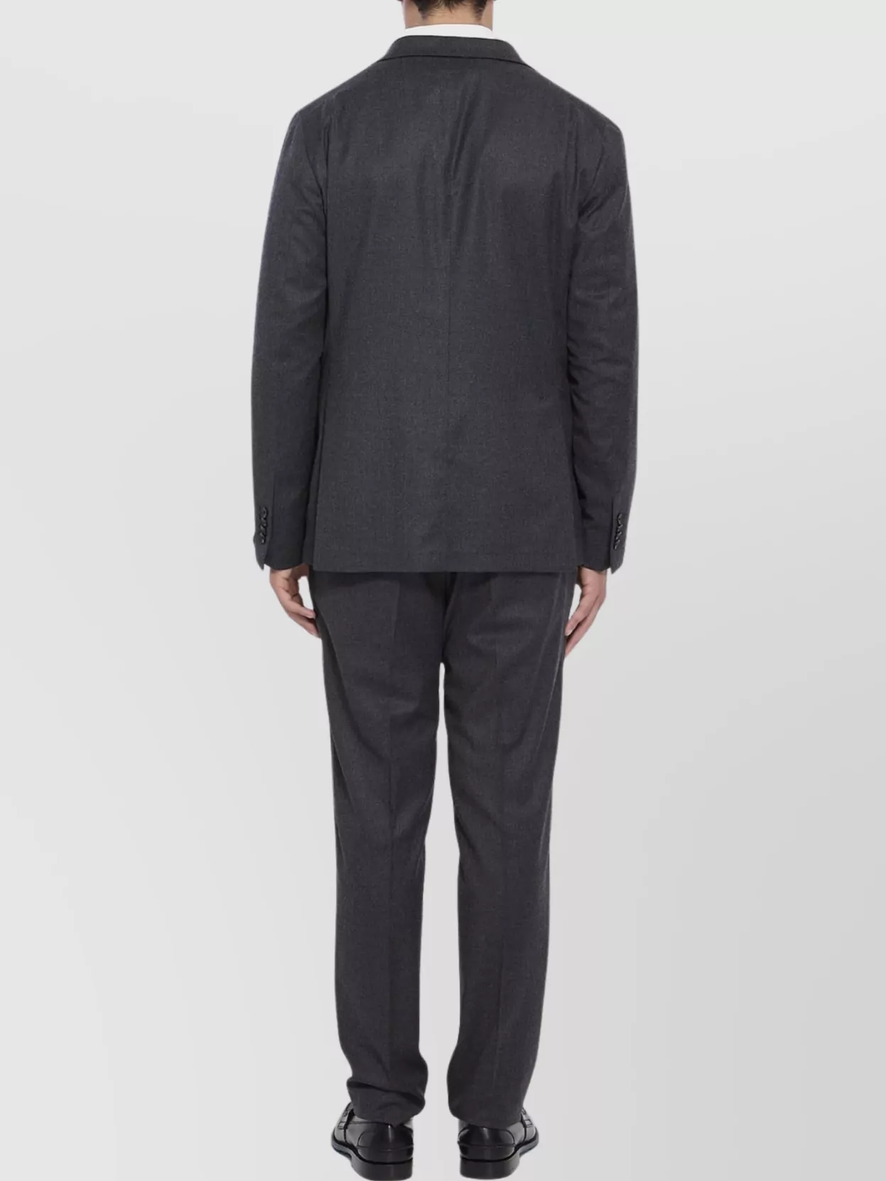 Tagliatore Wool And Silk Two-piece Tailored Suit In Black