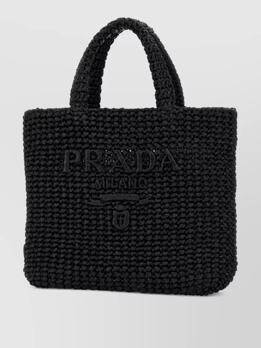 Prada na raffia tote bag