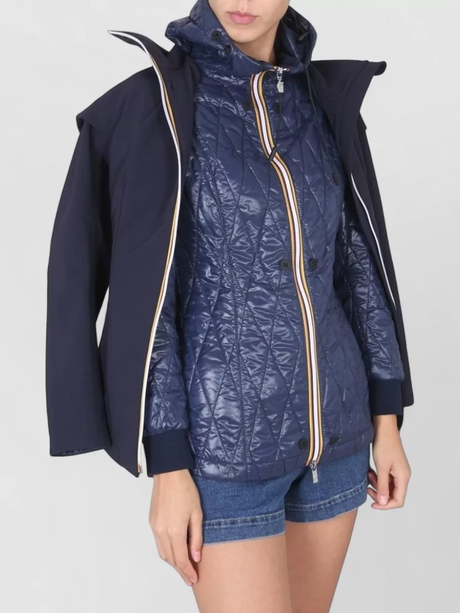 K-Way Zippered Windbreaker Jacket