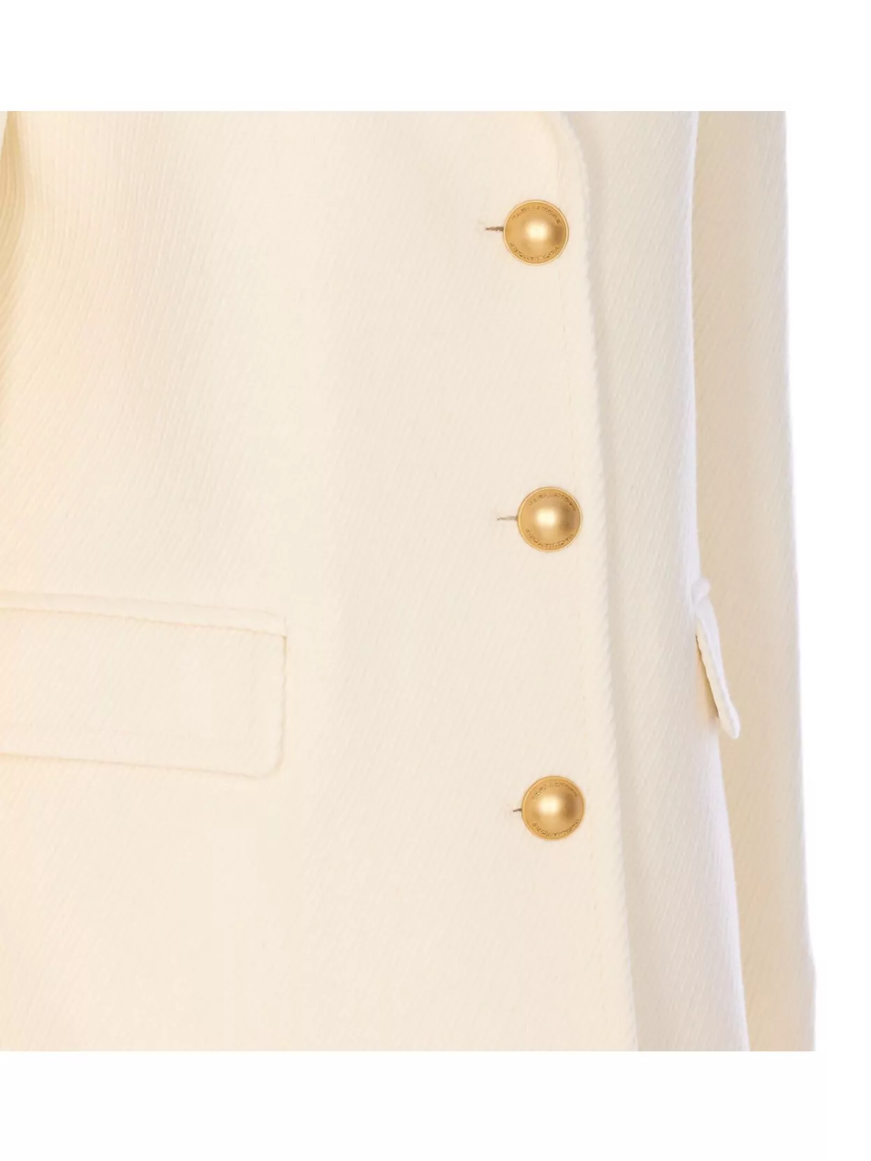 Tagliatore Longline Coat With Notched Lapels And Pockets In Neutral