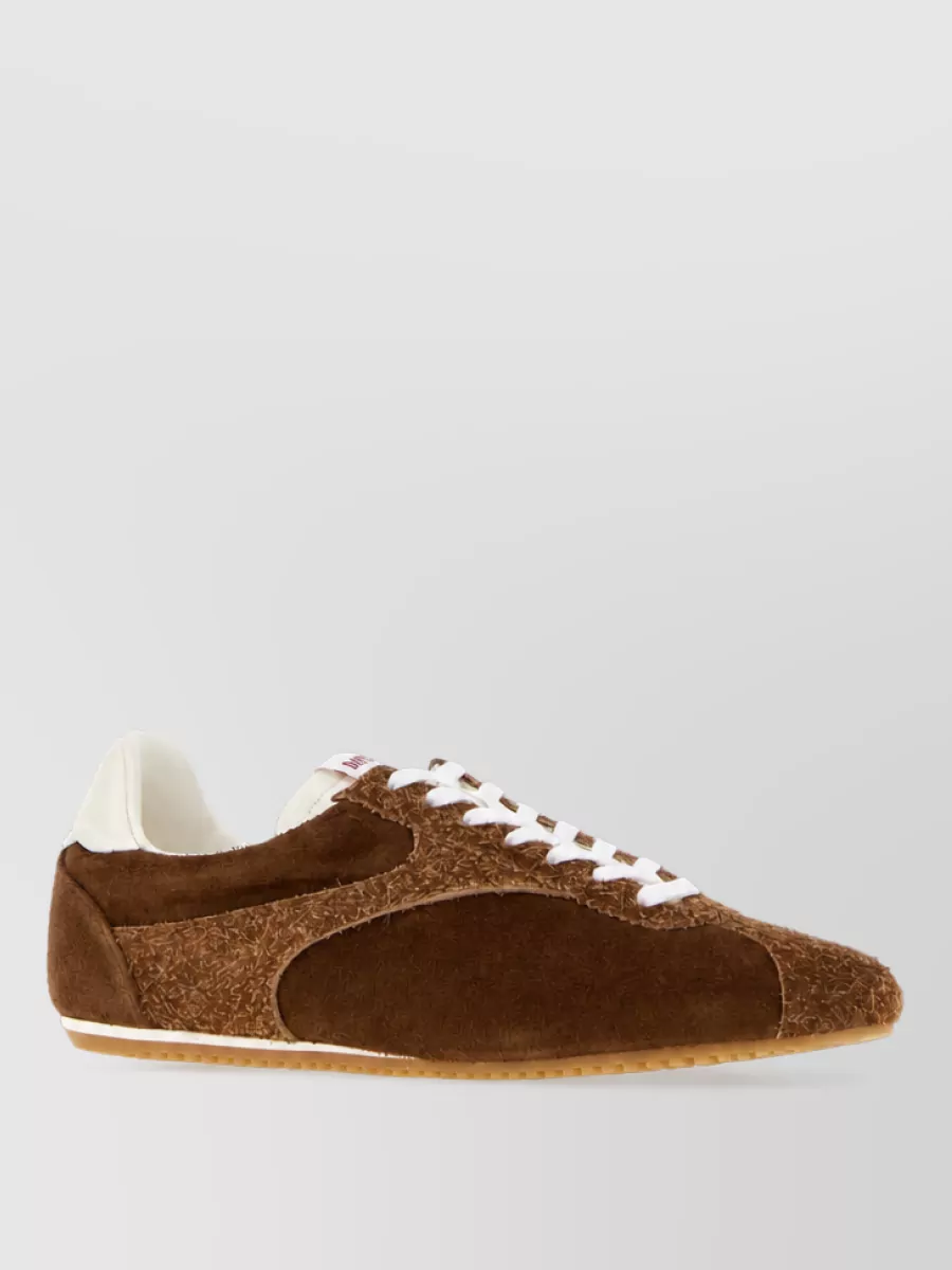 Bottega Veneta suede lace-up sneakers