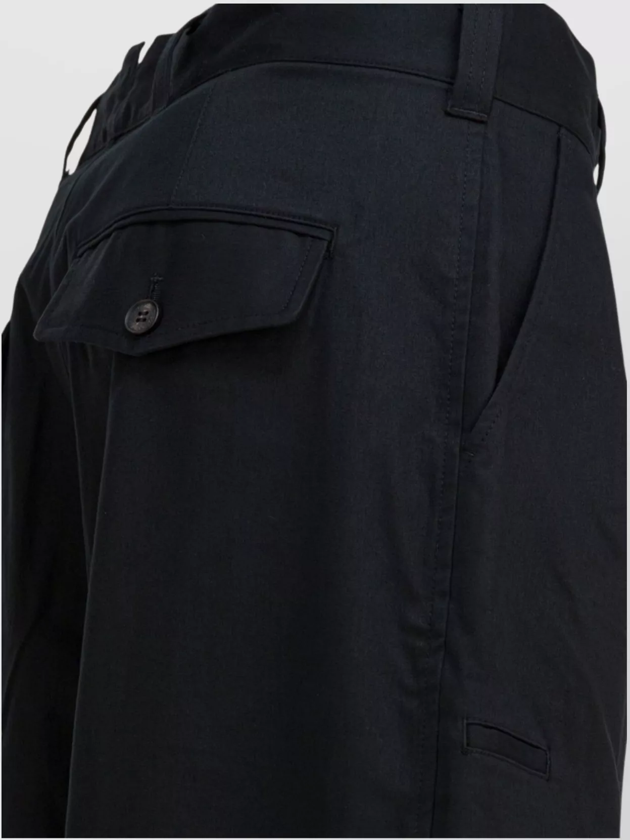 Comme Des Garçons Homme Deux Tailored Trousers With Pleats And Pockets In Black