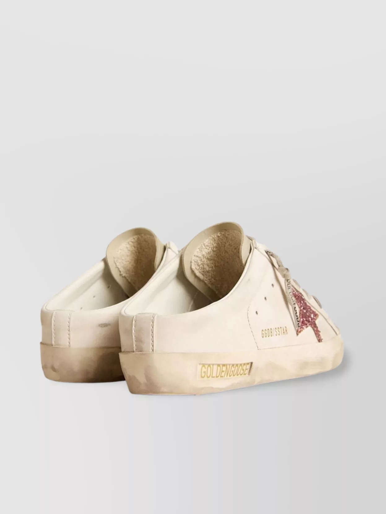 Golden Goose Low-Top Sneakers With Glitter Star Detail