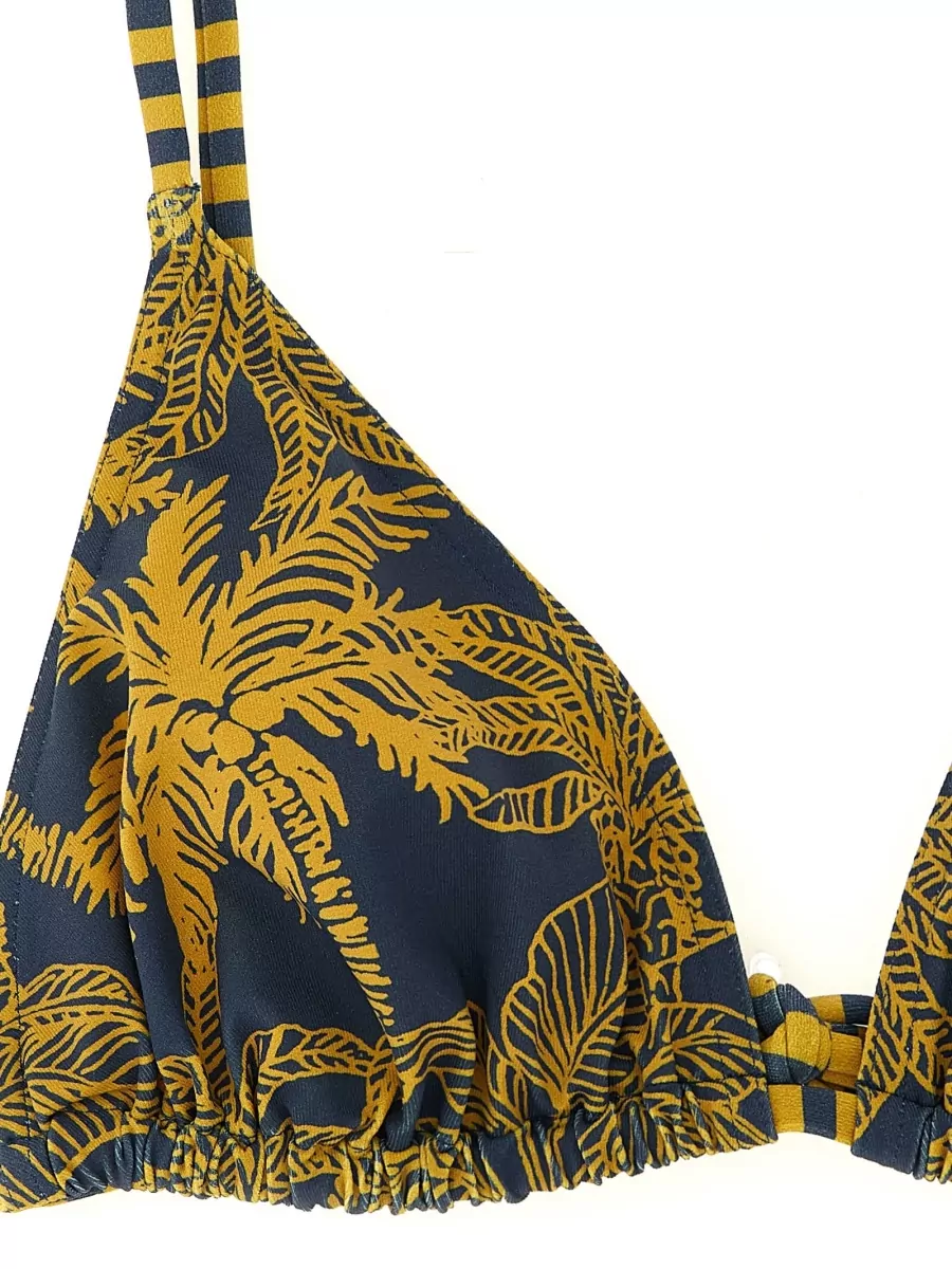 Eres Hamac Triangle Bikini Top Adjustable Straps Tropical
