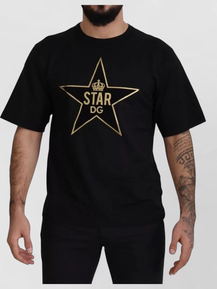 Dolce&Gabbana cotton printed crewneck t-shirt