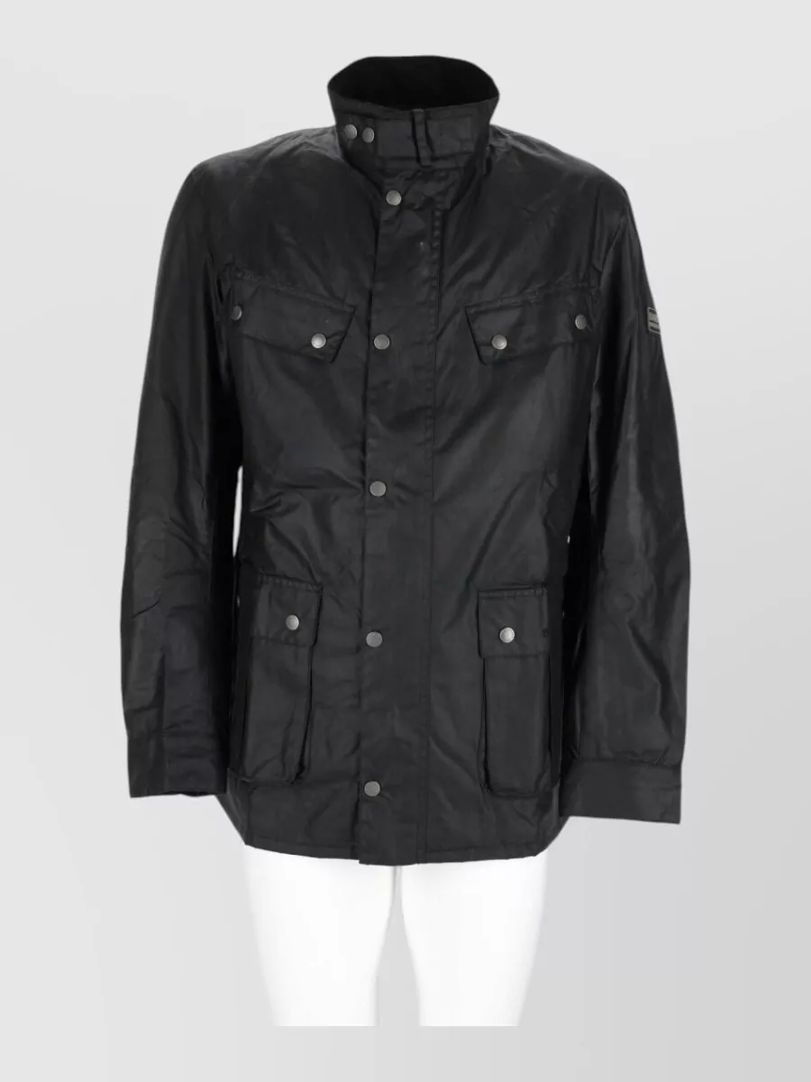 Barbour International waxed cotton jacket