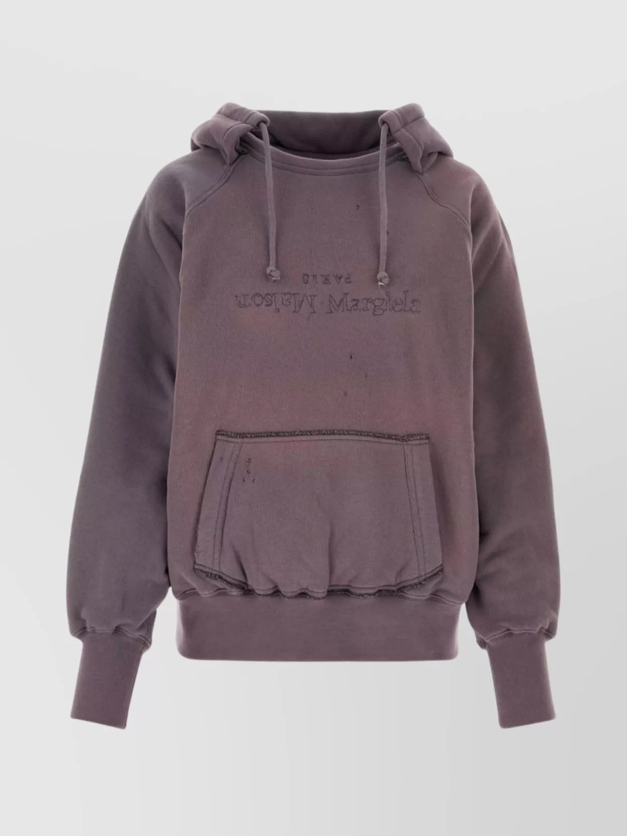 Shop Maison Margiela Cotton Sweatshirt With Dropped Shoulders And Hood