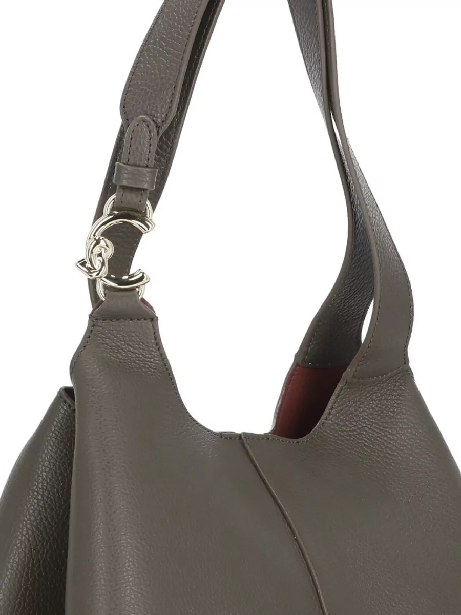 Coccinelle Leather Shoulder Tote Bag