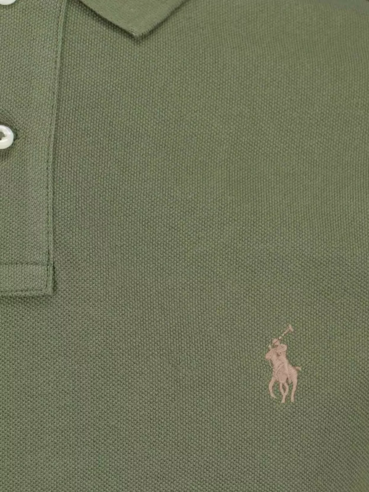 Polo Ralph Lauren T-shirt Collared Short Sleeves In Green