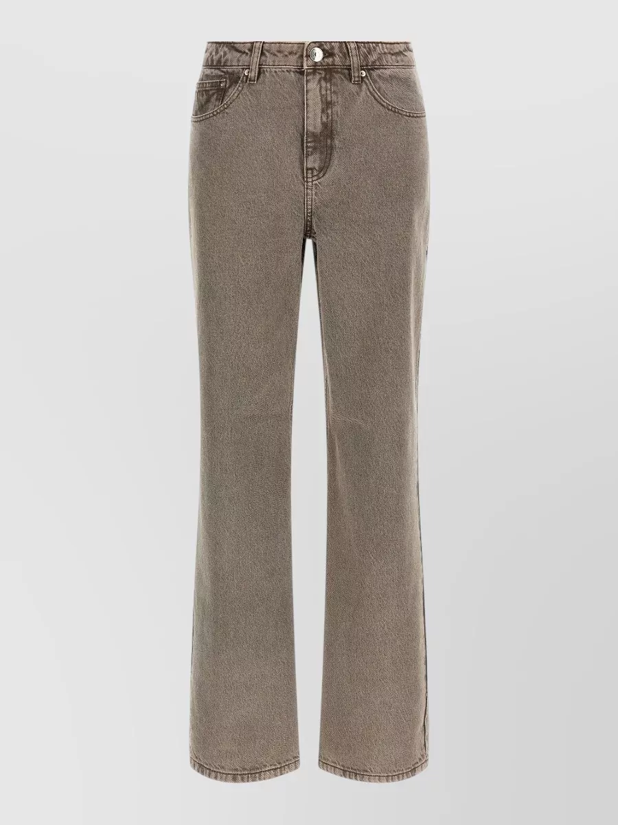 Rotate Birger Christensen Denim Straight-Leg Jeans