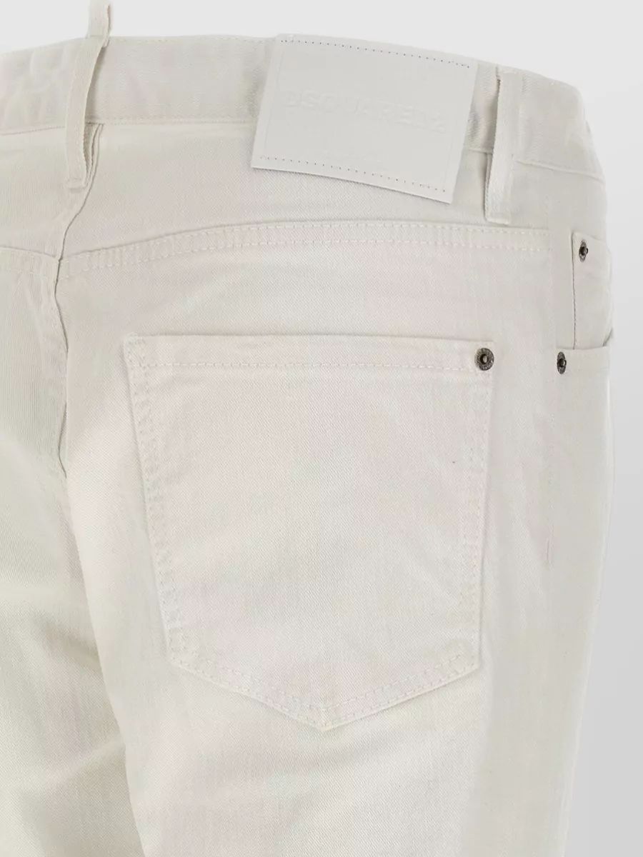 Dsquared2 Denim Low-Rise Straight-Leg Jeans