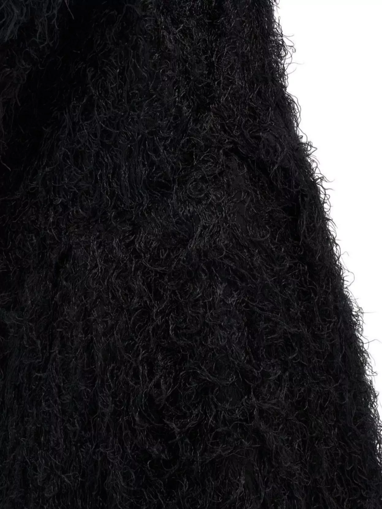 Shop Comme Des Garçons V-neckline Short Sleeves Flared Skirt Knee-length