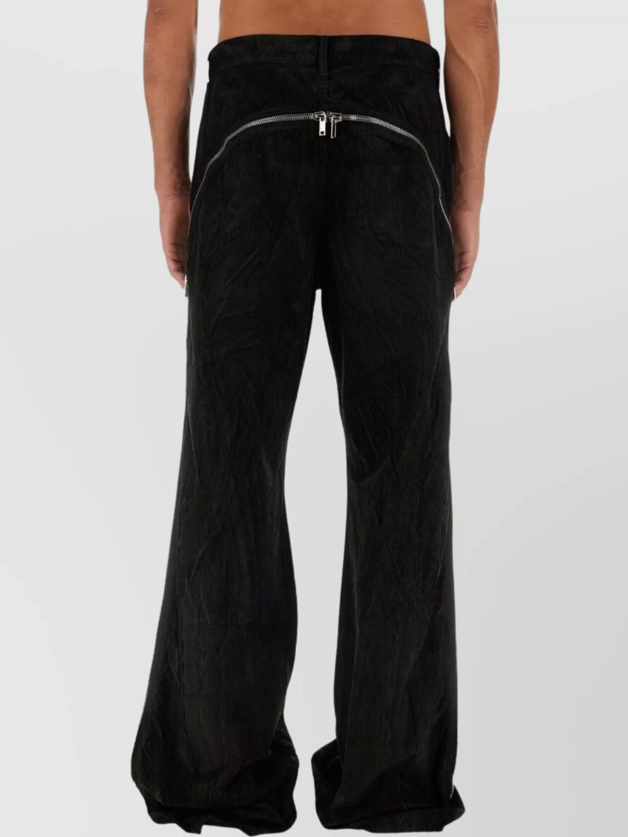 Rick Owens Drkshdw Crinkled Texture Banana Jeans