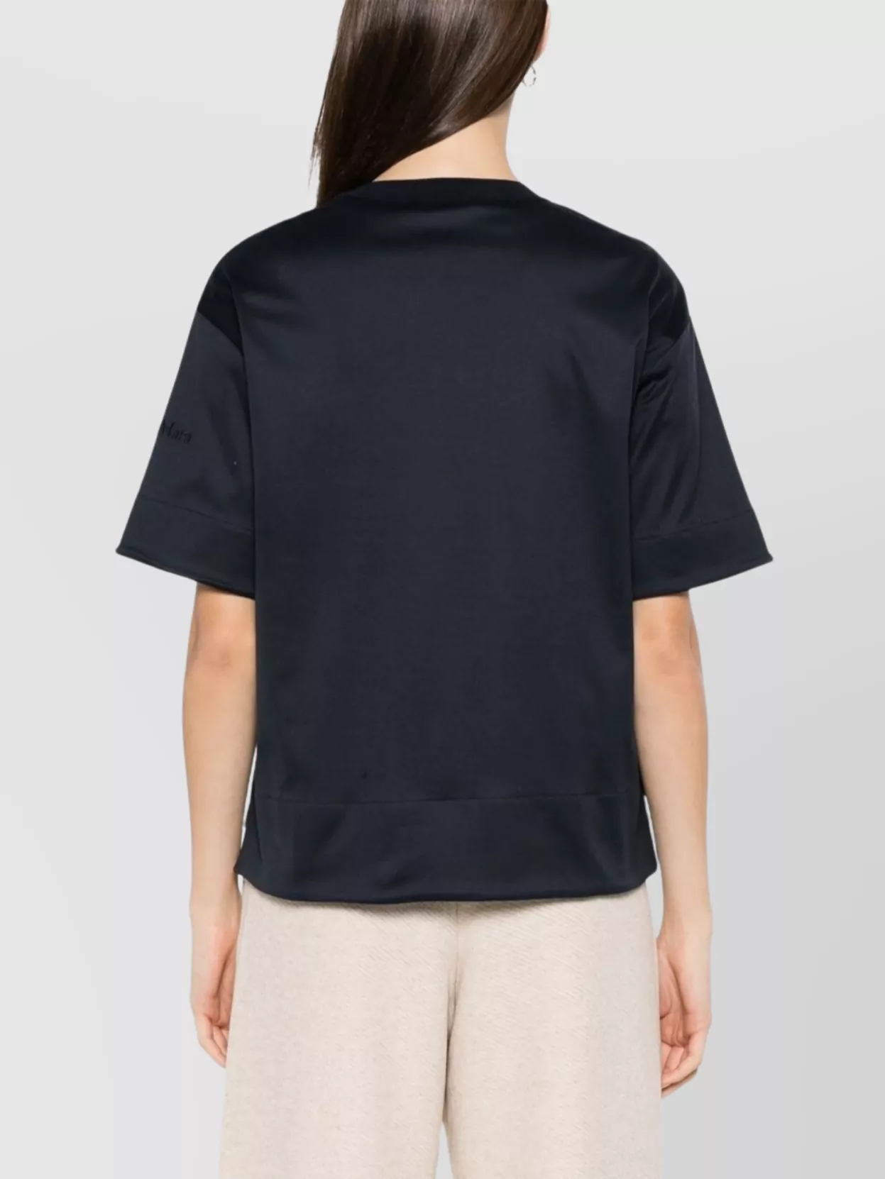 Max Mara Crew Neck Cotton T-Shirt