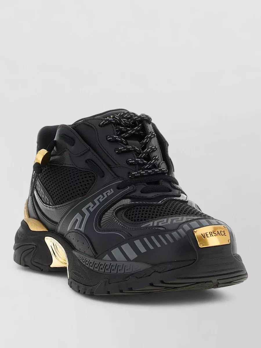 Versace leather low-top sneakers
