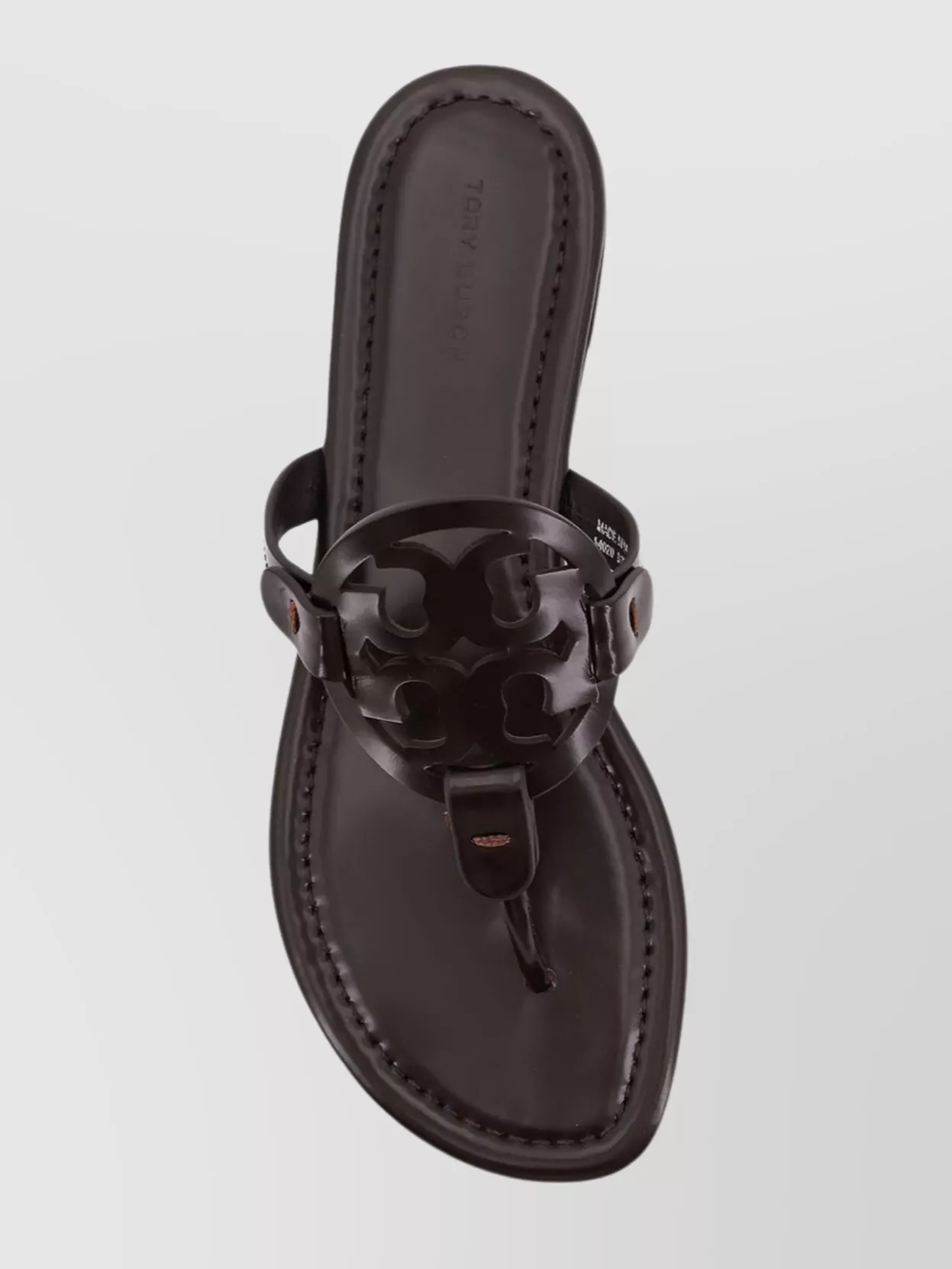 Tory Burch Monogram Leather Thong Sandals