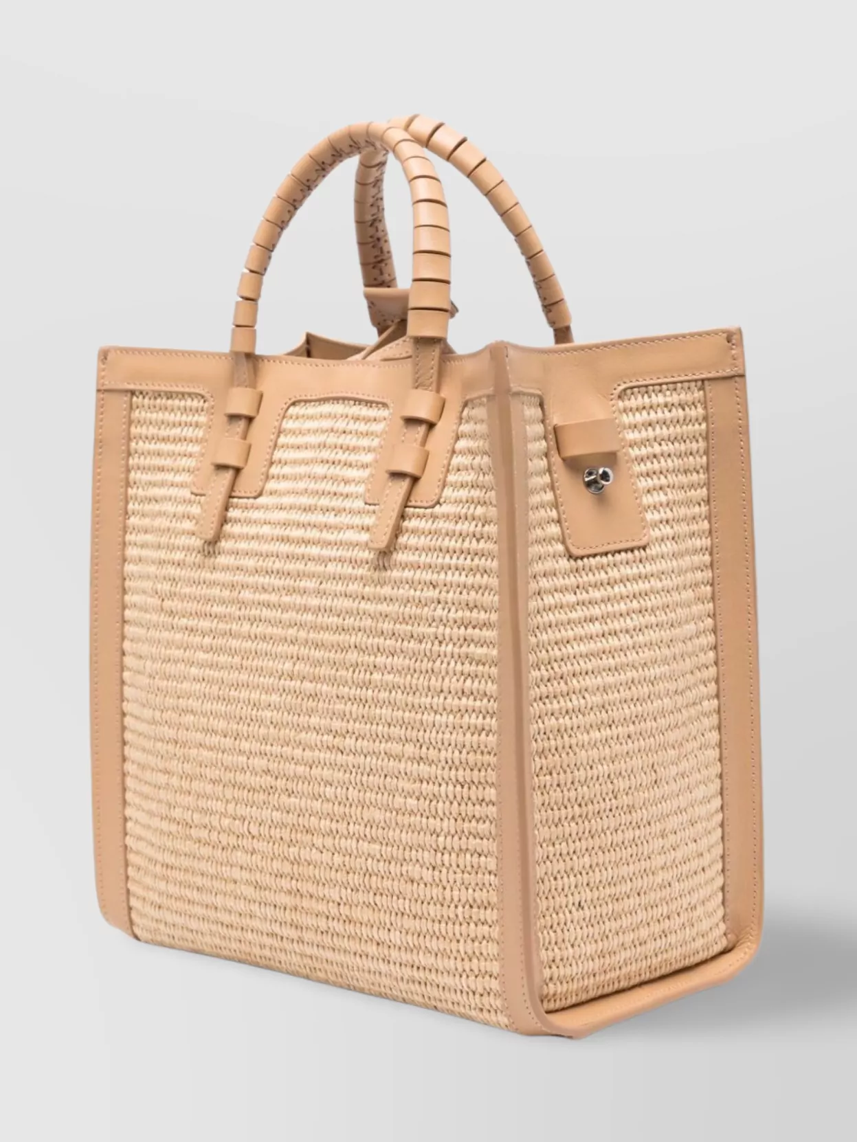 Casadei Woven Texture Tote Bag With Detachable Strap