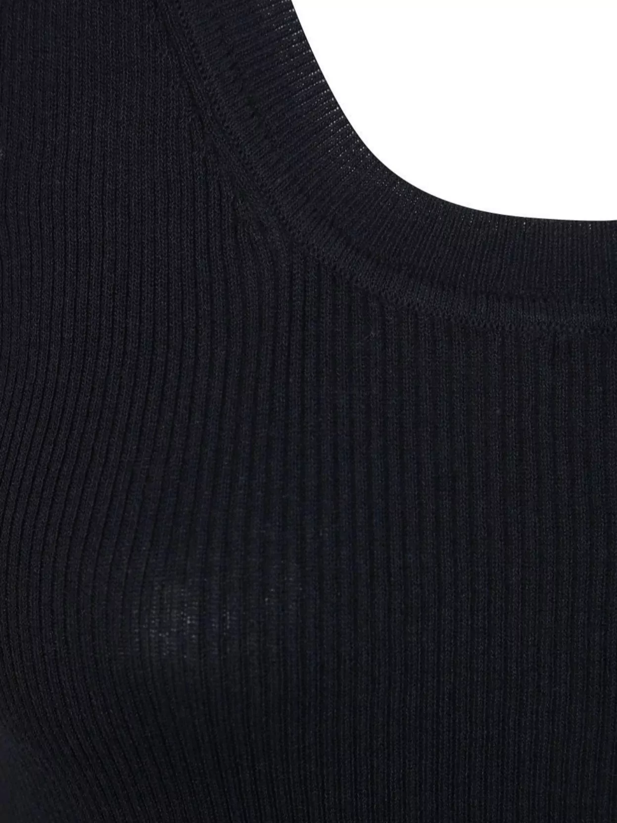 Parosh Sleeveless Ribbed Knitwear Scoop Neckline