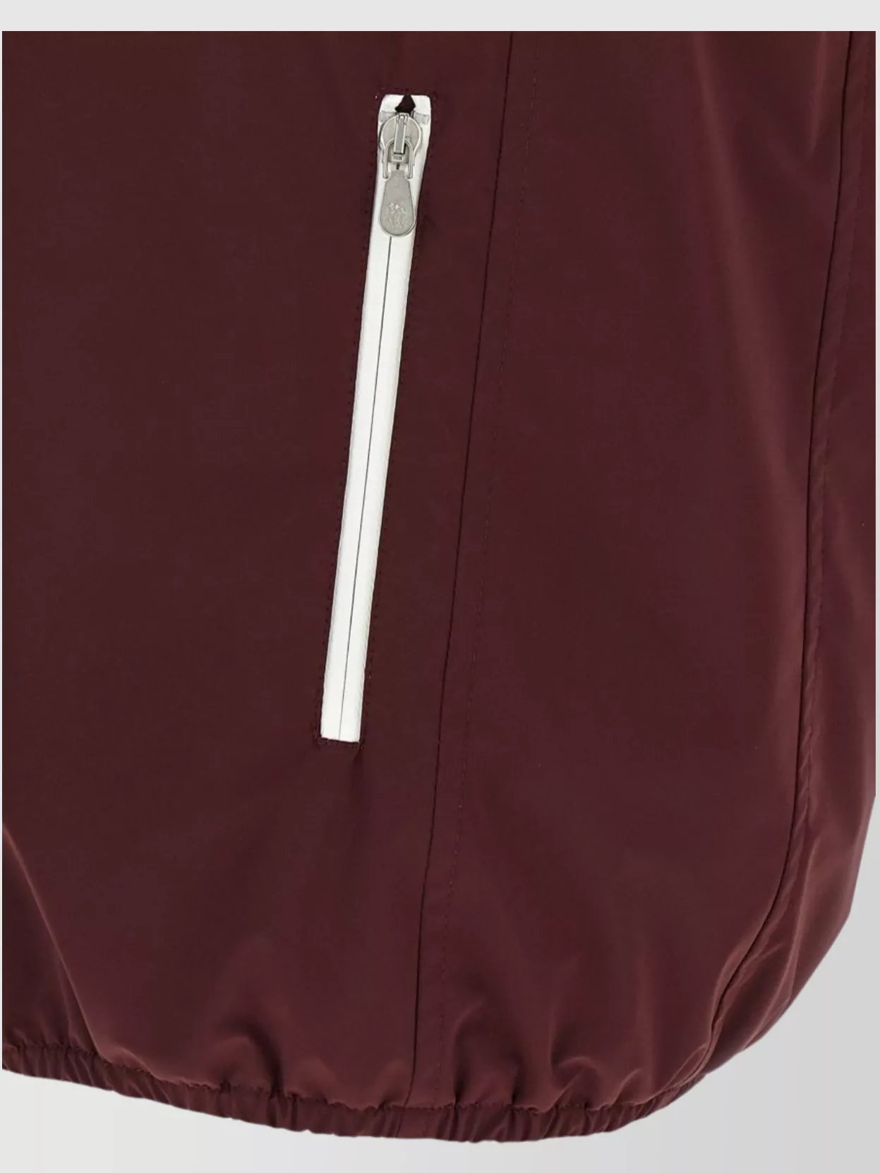 Brunello Cucinelli Hooded Vest With Elastic Hem And Side Zipper Pockets