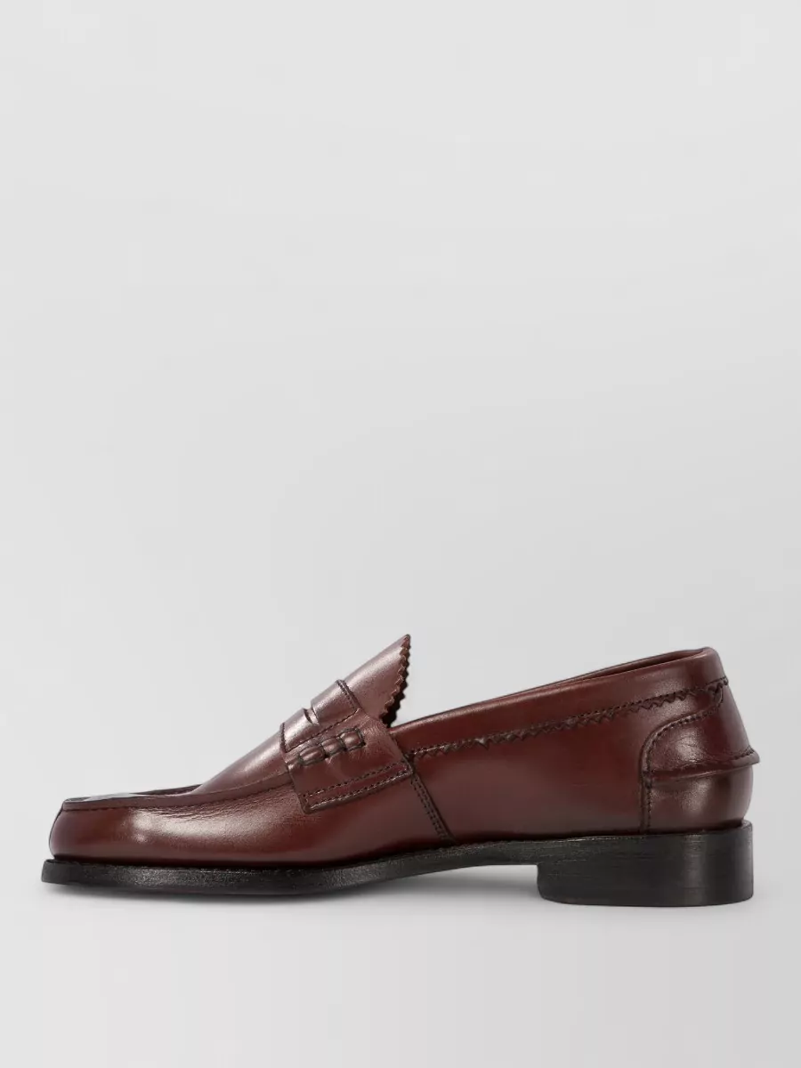 Saxone Of Scotland Leather Loafers