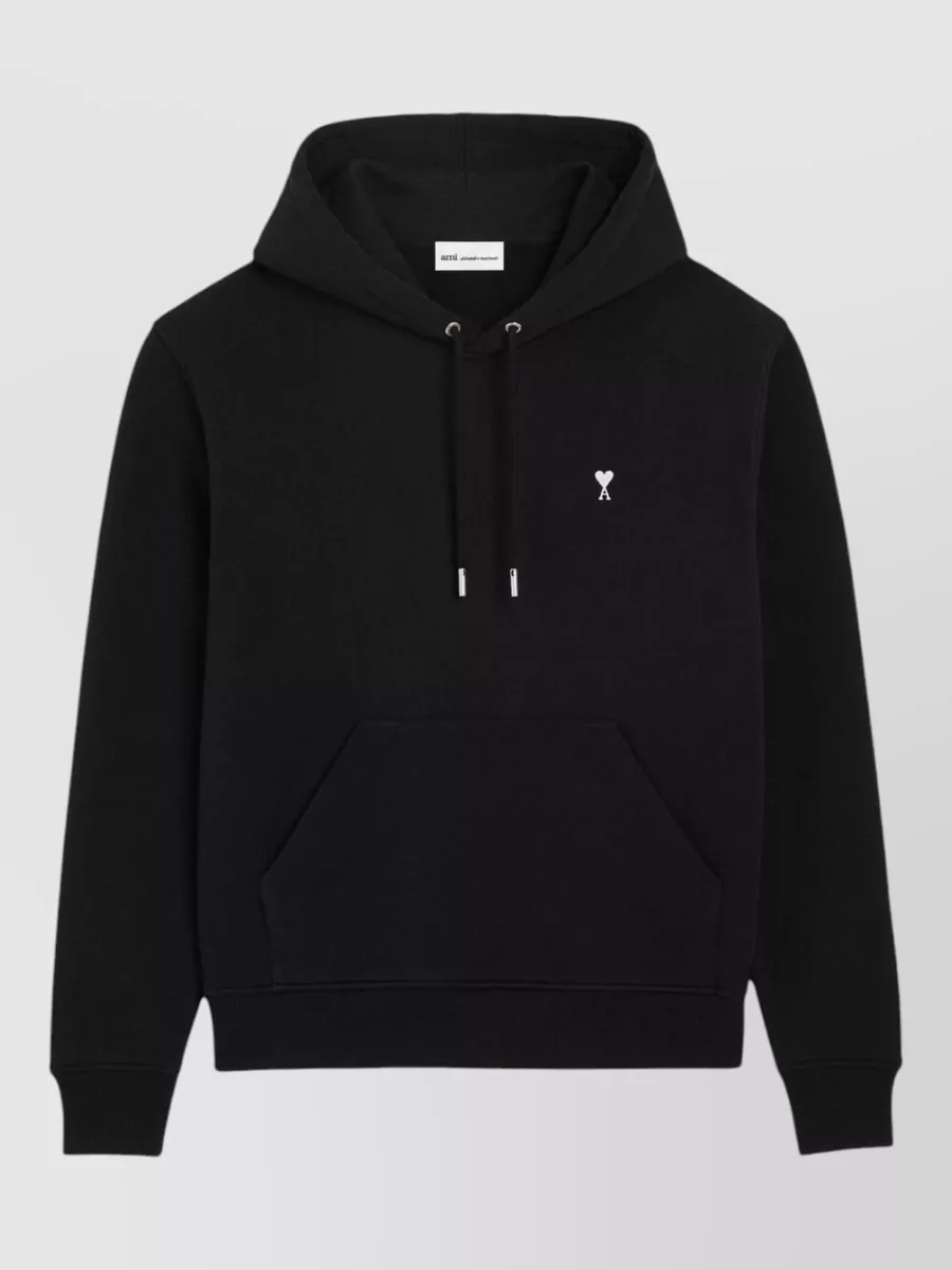 Ami Paris cotton logo hoodie