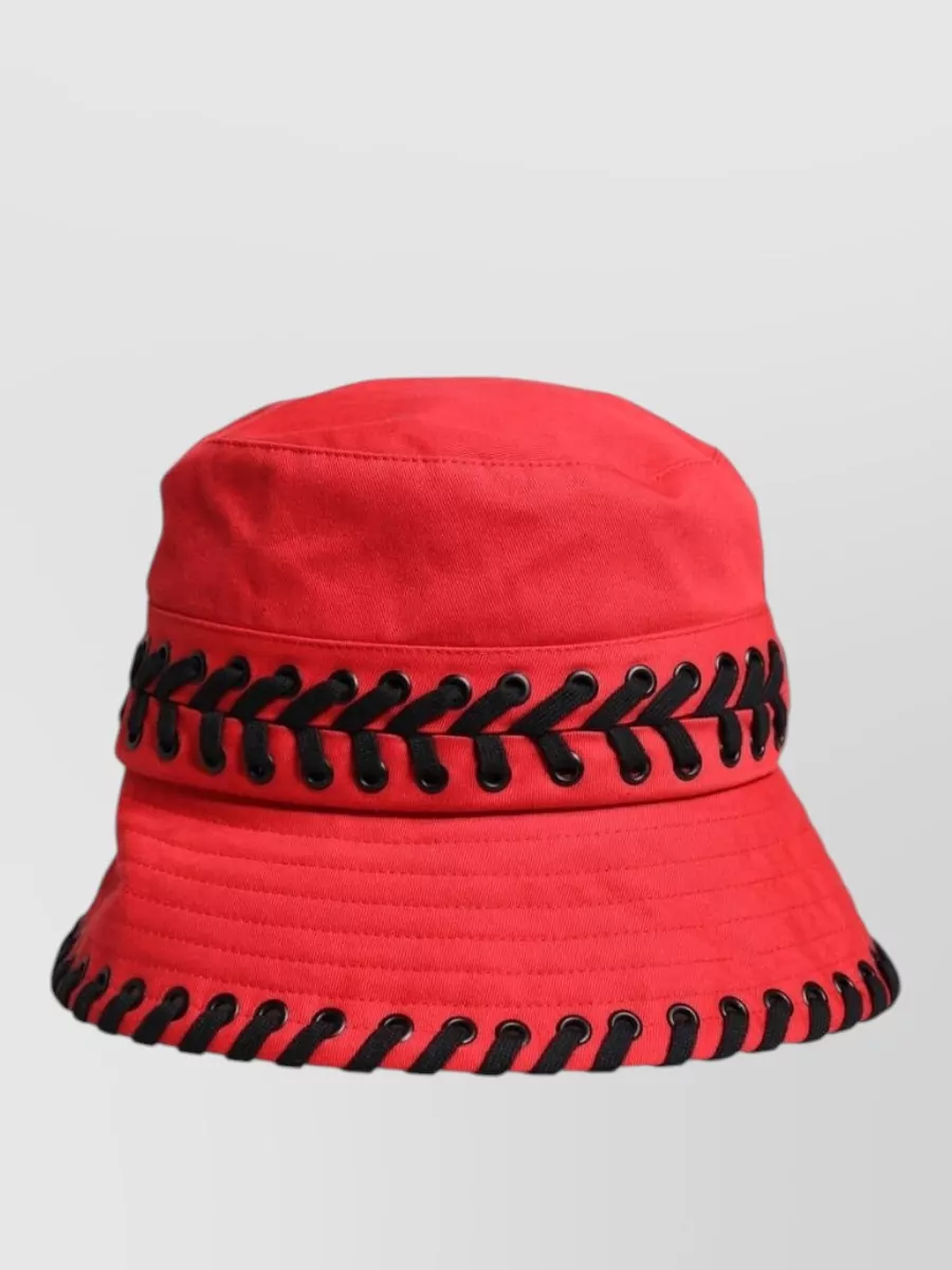 Dolce&Gabbana lace wide brim bucket hat
