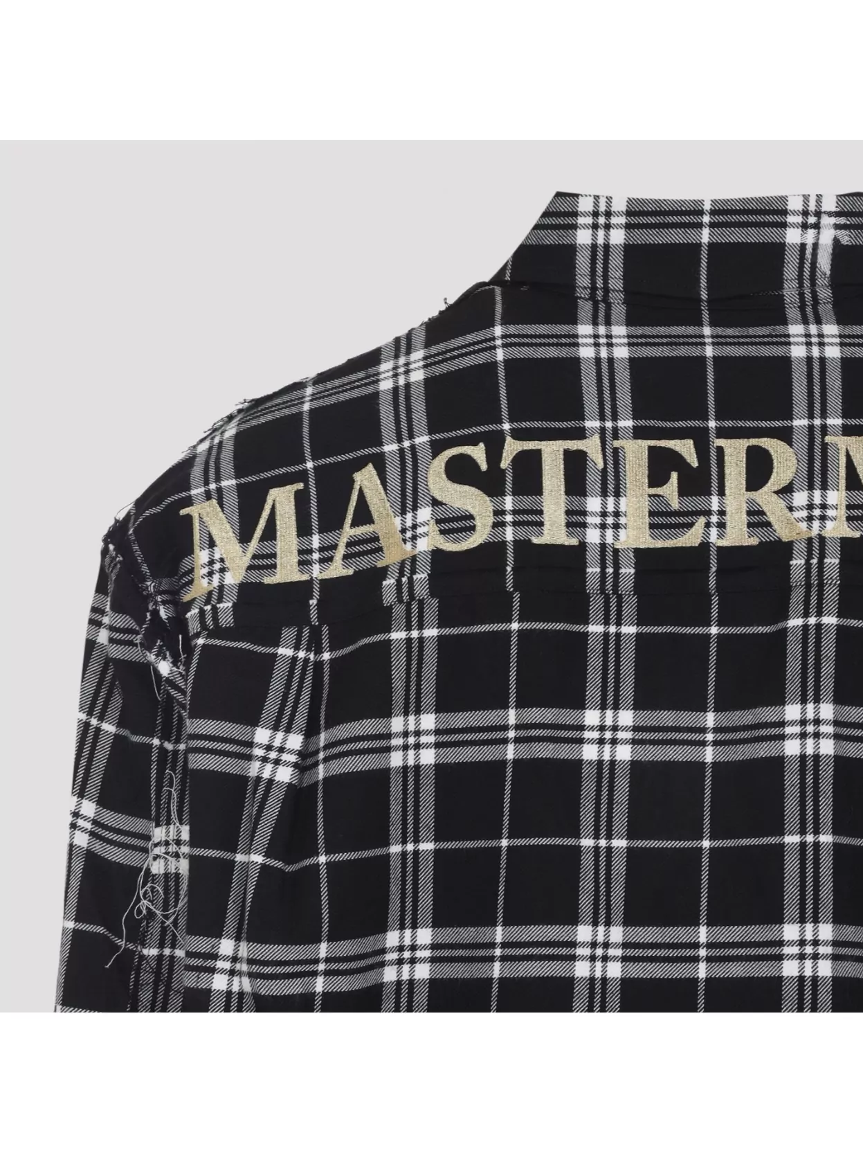 Mastermind World Reversible Plaid Shirt Button-Down Collar